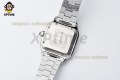 Santos De Cartier 40mm BVF Gray/Roman on DLC/SS Bracelet MY9019 Santos De Cartier 40mm BVF Gray/Roman on DLC/SS Bracelet MY9019