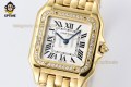 Panthere Secrete De Ladies 27mm BVF White/Roman on YG/YG Bracelet Quartz Panthere Secrete De Ladies 27mm BVF White/Roman on YG/YG Bracelet Quartz