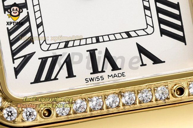 Panthere Secrete De Ladies 27mm BVF White/Roman on YG/YG Bracelet Quartz Panthere Secrete De Ladies 27mm BVF White/Roman on YG/YG Bracelet Quartz