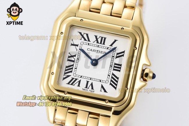 Panthere Secrete De Ladies 27mm BVF White/Roman on YG/YG Bracelet Quartz Panthere Secrete De Ladies 27mm BVF White/Roman on YG/YG Bracelet Quartz