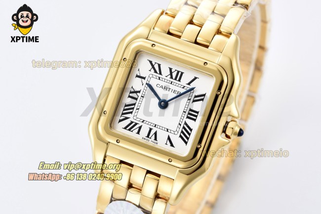 Panthere Secrete De Ladies 27mm BVF White/Roman on YG/YG Bracelet Quartz Panthere Secrete De Ladies 27mm BVF White/Roman on YG/YG Bracelet Quartz