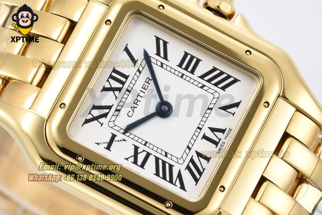 Panthere Secrete De Ladies 27mm BVF White/Roman on YG/YG Bracelet Quartz Panthere Secrete De Ladies 27mm BVF White/Roman on YG/YG Bracelet Quartz