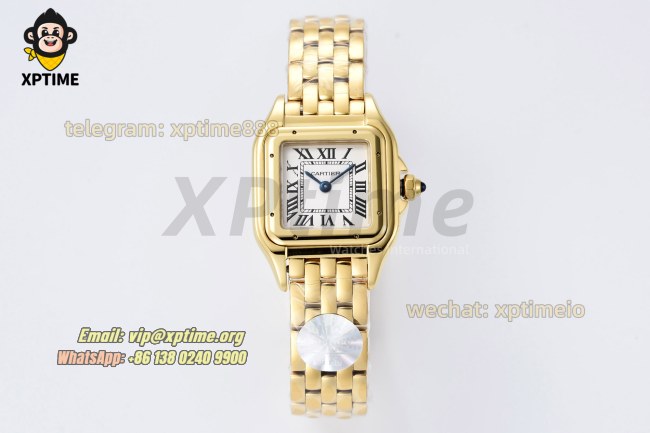 Panthere Secrete De Ladies 22mm BVF White/Roman on YG/YG Bracelet Quartz Panthere Secrete De Ladies 22mm BVF White/Roman on YG/YG Bracelet Quartz