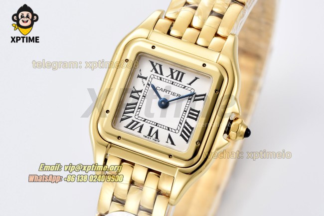 Panthere Secrete De Ladies 22mm BVF White/Roman on YG/YG Bracelet Quartz Panthere Secrete De Ladies 22mm BVF White/Roman on YG/YG Bracelet Quartz