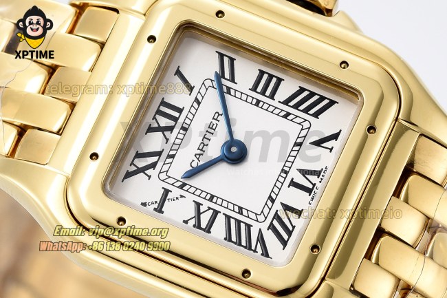 Panthere Secrete De Ladies 22mm BVF White/Roman on YG/YG Bracelet Quartz Panthere Secrete De Ladies 22mm BVF White/Roman on YG/YG Bracelet Quartz