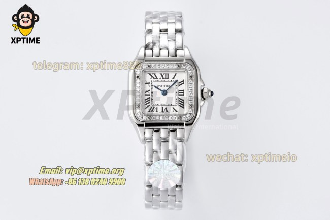 Panthere Secrete De Ladies 22mm BVF White/Roman on SS/SS Bracelet Quartz Panthere Secrete De Ladies 22mm BVF White/Roman on SS/SS Bracelet Quartz