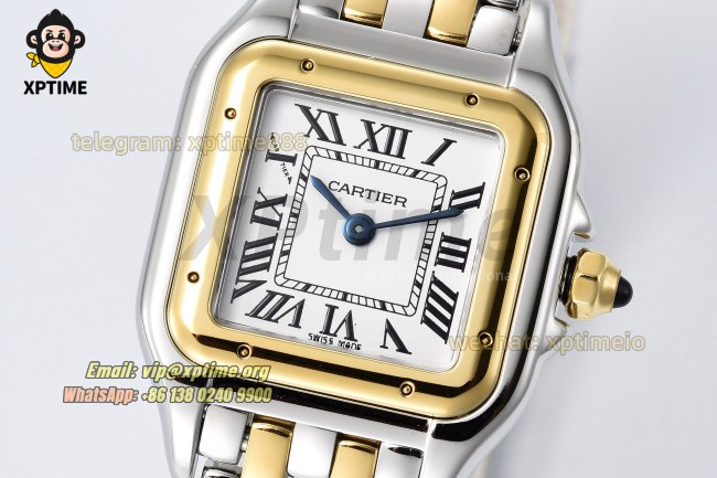 Panthere Secrete De Ladies 22mm BVF White/Roman on YG/SS Bracelet Quartz Panthere Secrete De Ladies 22mm BVF White/Roman on YG/SS Bracelet Quartz