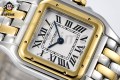 Panthere Secrete De Ladies 22mm BVF White/Roman on YG/SS Bracelet Quartz