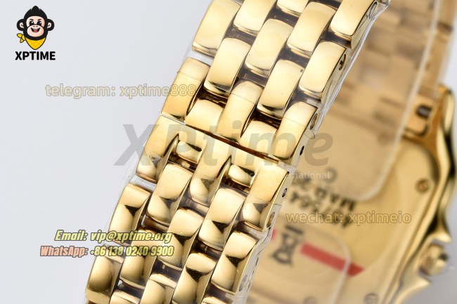 Panthere Secrete De Ladies 27mm BVF White/Roman on YG/YG Bracelet Quartz Panthere Secrete De Ladies 27mm BVF White/Roman on YG/YG Bracelet Quartz