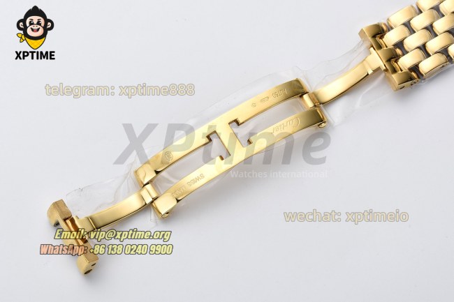 Panthere Secrete De Ladies 27mm BVF White/Roman on YG/YG Bracelet Quartz Panthere Secrete De Ladies 27mm BVF White/Roman on YG/YG Bracelet Quartz