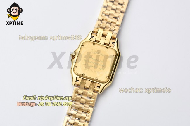 Panthere Secrete De Ladies 27mm BVF White/Roman on YG/YG Bracelet Quartz Panthere Secrete De Ladies 27mm BVF White/Roman on YG/YG Bracelet Quartz