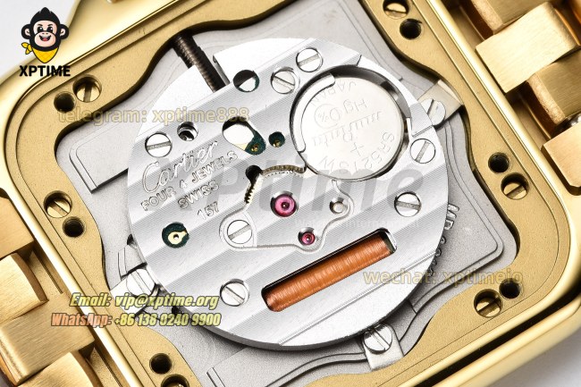 Panthere Secrete De Ladies 27mm BVF White/Roman on YG/YG Bracelet Quartz Panthere Secrete De Ladies 27mm BVF White/Roman on YG/YG Bracelet Quartz