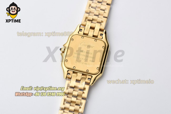 Panthere Secrete De Ladies 27mm BVF White/Roman on YG/YG Bracelet Quartz Panthere Secrete De Ladies 27mm BVF White/Roman on YG/YG Bracelet Quartz
