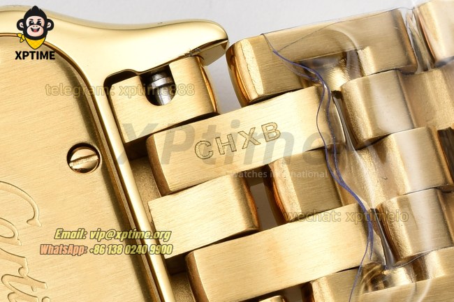 Panthere Secrete De Ladies 27mm BVF White/Roman on YG/YG Bracelet Quartz Panthere Secrete De Ladies 27mm BVF White/Roman on YG/YG Bracelet Quartz