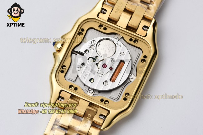 Panthere Secrete De Ladies 27mm BVF White/Roman on YG/YG Bracelet Quartz Panthere Secrete De Ladies 27mm BVF White/Roman on YG/YG Bracelet Quartz