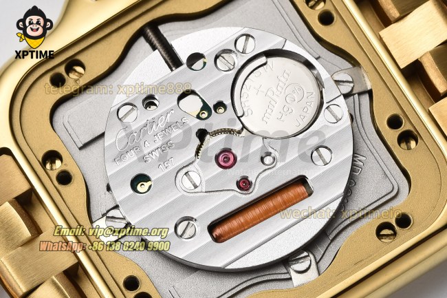 Panthere Secrete De Ladies 27mm BVF White/Roman on YG/YG Bracelet Quartz Panthere Secrete De Ladies 27mm BVF White/Roman on YG/YG Bracelet Quartz