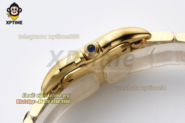 Panthere Secrete De Ladies 22mm BVF White/Roman on YG/YG Bracelet Quartz Panthere Secrete De Ladies 22mm BVF White/Roman on YG/YG Bracelet Quartz