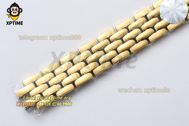 Panthere Secrete De Ladies 22mm BVF White/Roman on YG/YG Bracelet Quartz Panthere Secrete De Ladies 22mm BVF White/Roman on YG/YG Bracelet Quartz