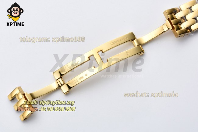 Panthere Secrete De Ladies 22mm BVF White/Roman on YG/YG Bracelet Quartz Panthere Secrete De Ladies 22mm BVF White/Roman on YG/YG Bracelet Quartz