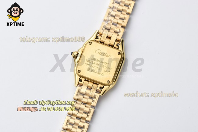 Panthere Secrete De Ladies 22mm BVF White/Roman on YG/YG Bracelet Quartz Panthere Secrete De Ladies 22mm BVF White/Roman on YG/YG Bracelet Quartz