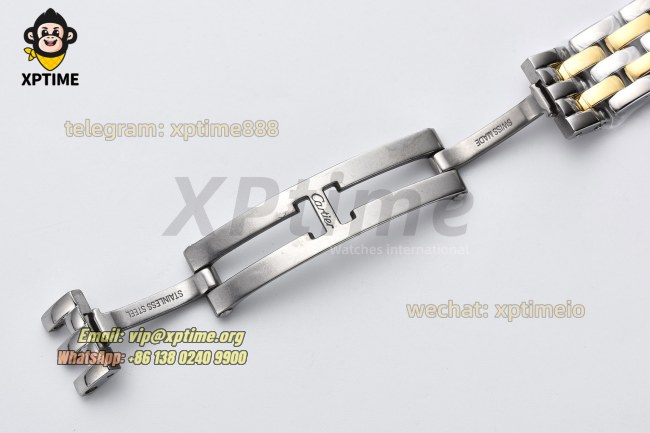 Panthere Secrete De Ladies 22mm BVF White/Roman on YG/SS Bracelet Quartz Panthere Secrete De Ladies 22mm BVF White/Roman on YG/SS Bracelet Quartz