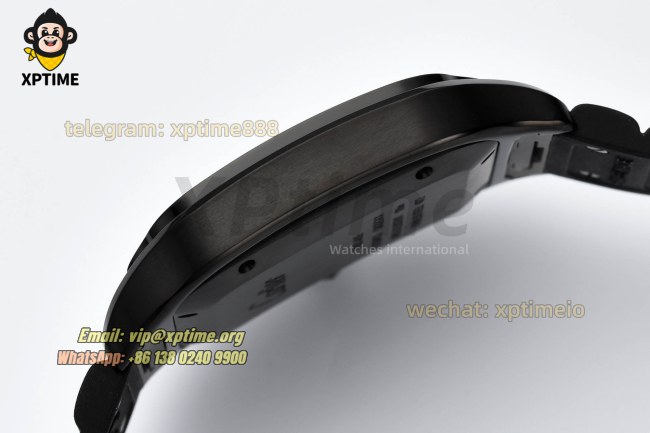 Santos De Cartier Mens XL 40mm BVF Black/Roman on PVD/RU Strap MY9019 Santos De Cartier Mens XL 40mm BVF Black/Roman on PVD/RU Strap MY9019