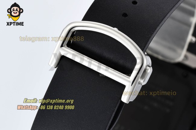 Santos De Cartier Mens XL 40mm BVF Black/Roman on PVD/RU Strap MY9019 Santos De Cartier Mens XL 40mm BVF Black/Roman on PVD/RU Strap MY9019
