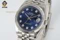 Datejust 126234 36mm Clean Blue/Diamond on Jub SS/SS Bracelet SH3235 Super Clone
