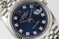 Datejust 126234 36mm Clean Blue/Diamond on Jub SS/SS Bracelet SH3235 Super Clone