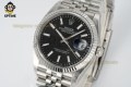 Datejust 126234 36mm Clean Black/Stick on Jub SS/SS Bracelet SH3235 Super Clone