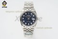 Datejust 126234 36mm Clean Blue Textured/Diamond on Jub SS/SS Bracelet SH3235 Super Clone