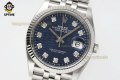 Datejust 126234 36mm Clean Blue Textured/Diamond on Jub SS/SS Bracelet SH3235 Super Clone