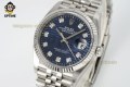 Datejust 126234 36mm Clean Blue Textured/Diamond on Jub SS/SS Bracelet SH3235 Super Clone