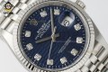 Datejust 126234 36mm Clean Blue Textured/Diamond on Jub SS/SS Bracelet SH3235 Super Clone