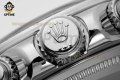 Daytona 126519 40mm Clean Black Silver/Diamond on SS/RU Strap SH4131 Super Clone