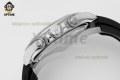 Daytona 126519 40mm Clean Gray Black/Stick on SS/RU Strap SH4131 Super Clone