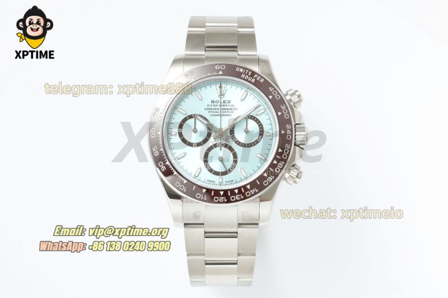 Daytona 126506 40mm CLEAN Ice Blue/Sticks on SS/SS Bracelet SH4131 Super Clone Daytona 126506 40mm CLEAN Ice Blue/Sticks on SS/SS Bracelet SH4131 Super Clone