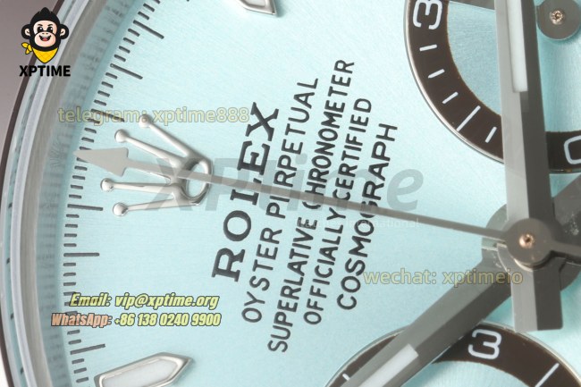 Daytona 126506 40mm CLEAN Ice Blue/Sticks on SS/SS Bracelet SH4131 Super Clone Daytona 126506 40mm CLEAN Ice Blue/Sticks on SS/SS Bracelet SH4131 Super Clone