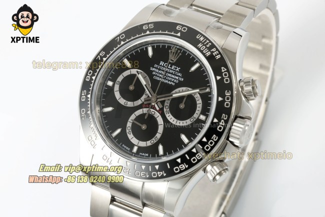 Daytona 126500 40mm CLEAN Black/Sticks on SS/SS Bracelet SH4131 Super Clone Daytona 126500 40mm CLEAN Black/Sticks on SS/SS Bracelet SH4131 Super Clone
