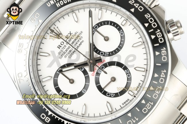 Daytona 126500 40mm CLEAN White/Sticks on SS/SS Bracelet SH4131 Super Clone Daytona 126500 40mm CLEAN White/Sticks on SS/SS Bracelet SH4131 Super Clone