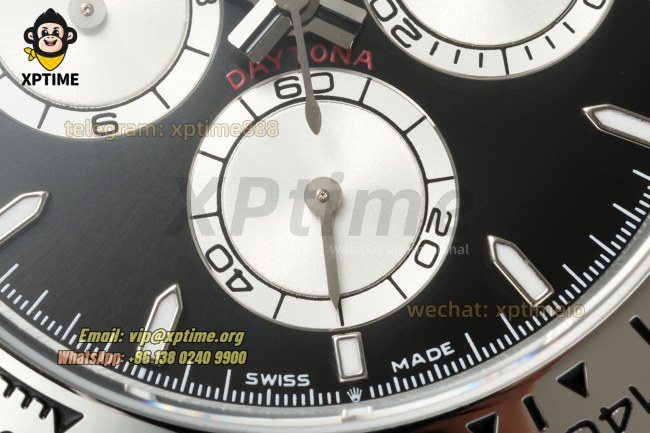 Daytona 126509 40mm CLEAN Black & Steel/Sticks on SS/SS Bracelet SH4131 Super Clone Daytona 126509 40mm CLEAN Black & Steel/Sticks on SS/SS Bracelet SH4131 Super Clone