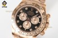 Daytona 126505 40mm CLEAN Black & Sundust/Diamonds on RG/RG Bracelet SH4131 Super Clone Daytona 126505 40mm CLEAN Black & Sundust/Diamonds on RG/RG Bracelet SH4131 Super Clone