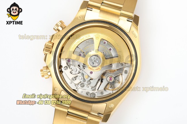 Daytona 126508 40mm CLEAN Black & Champagne/Sticks on YG/YG Bracelet SH4131 Super Clone Daytona 126508 40mm CLEAN Black & Champagne/Sticks on YG/YG Bracelet SH4131 Super Clone