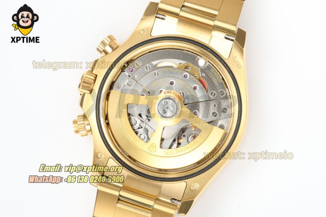 Daytona 126508 40mm CLEAN Golden & Black/Sticks on YG/YG Bracelet SH4131 Super Clone Daytona 126508 40mm CLEAN Golden & Black/Sticks on YG/YG Bracelet SH4131 Super Clone