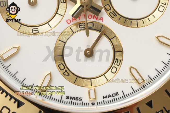 Daytona 126508 40mm CLEAN White/Sticks on YG/YG Bracelet SH4131 Super Clone Daytona 126508 40mm CLEAN White/Sticks on YG/YG Bracelet SH4131 Super Clone