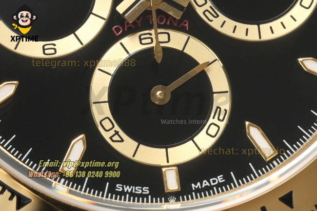 Daytona 126508 40mm CLEAN Black/Sticks on YG/YG Bracelet SH4131 Super Clone Daytona 126508 40mm CLEAN Black/Sticks on YG/YG Bracelet SH4131 Super Clone