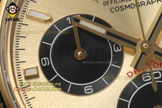 Daytona 126508 40mm CLEAN Golden & Black/Sticks on YG/YG Bracelet SH4131 Super Clone Daytona 126508 40mm CLEAN Golden & Black/Sticks on YG/YG Bracelet SH4131 Super Clone