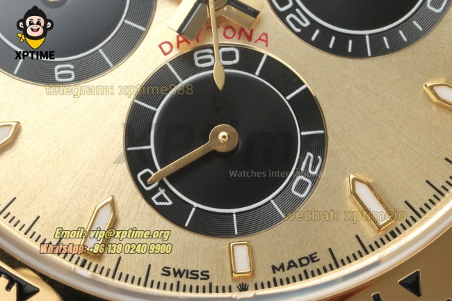 Daytona 126508 40mm CLEAN Golden & Black/Sticks on YG/YG Bracelet SH4131 Super Clone Daytona 126508 40mm CLEAN Golden & Black/Sticks on YG/YG Bracelet SH4131 Super Clone