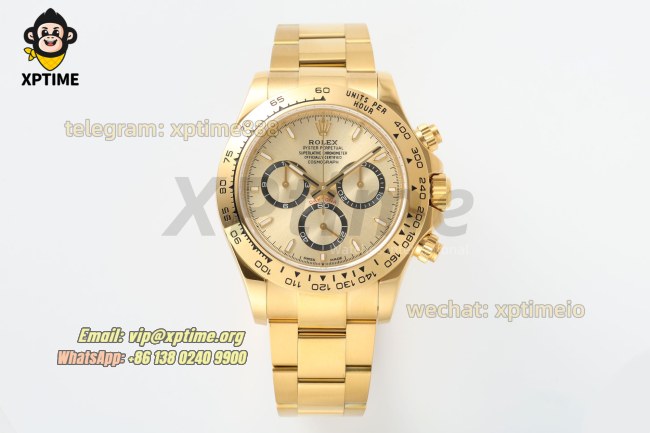 Daytona 126508 40mm CLEAN Golden/Sticks on YG/YG Bracelet SH4131 Super Clone Daytona 126508 40mm CLEAN Golden/Sticks on YG/YG Bracelet SH4131 Super Clone