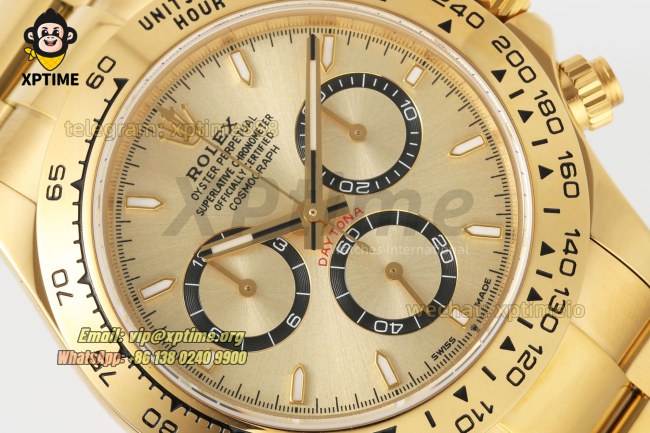 Daytona 126508 40mm CLEAN Golden/Sticks on YG/YG Bracelet SH4131 Super Clone Daytona 126508 40mm CLEAN Golden/Sticks on YG/YG Bracelet SH4131 Super Clone